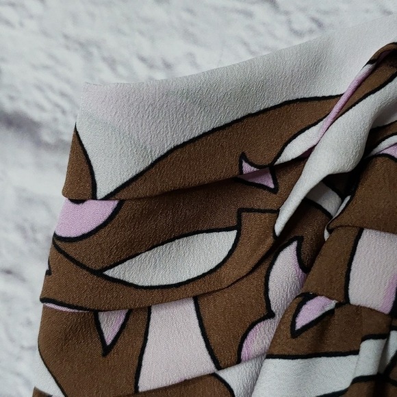 Cato Long Flowy Paisley Skirt Orchid Bouquet 26W 28W - Picture 3 of 7